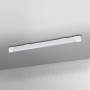 Silberne Ledvance LED-Lichtleiste Value Batten (63,4 cm) an einer Decke montiert.