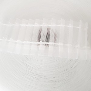 Rolle transparentes Bestlivings Bleistift Gardinenband, 50mm breit, für Fenstervorhänge.