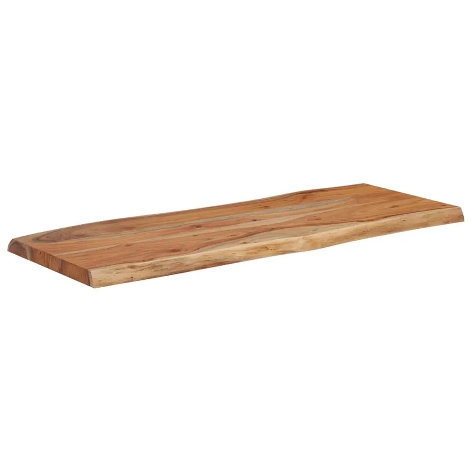 vidaXL Tischplatte 90x40x2,5 cm Rechteckig Massivholz Akazie Baumkante 370611