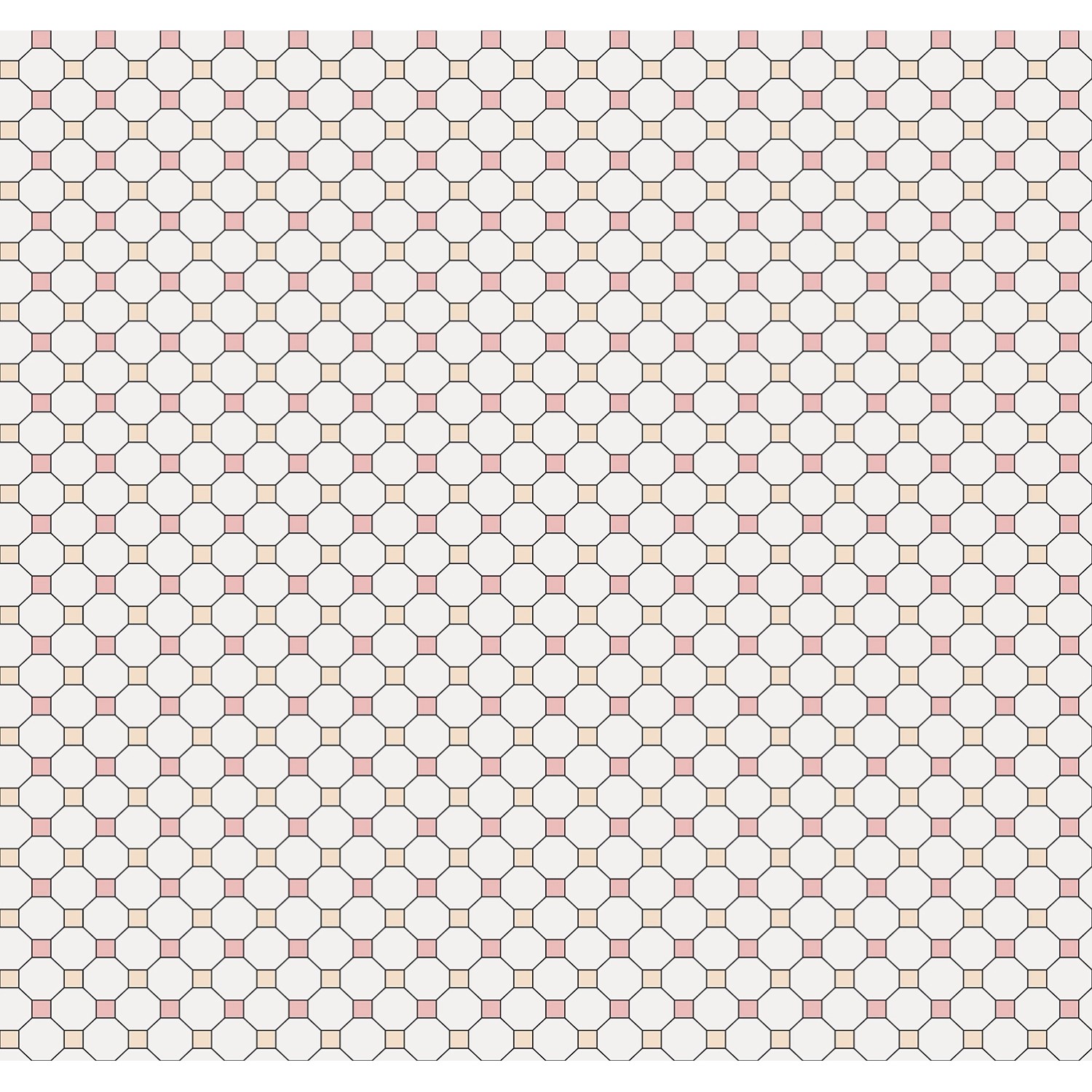 Sanders & Sanders Tapete Karomuster Beige und Altrosa 53 cm x 10 m günstig online kaufen
