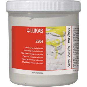 Lukas Modellierpaste universal, 250 ml, für plastische Bildgestaltung.