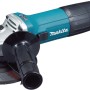 Makita Winkelschleifer GA5030R, 125mm Scheibe, 720W Leistung. Kompakt, blau-schwarz mit Zusatzhandgriff.