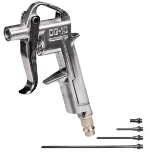 Einhell Ausblaspistole mit 4 Düsen als Zubehör für Kompressoren.