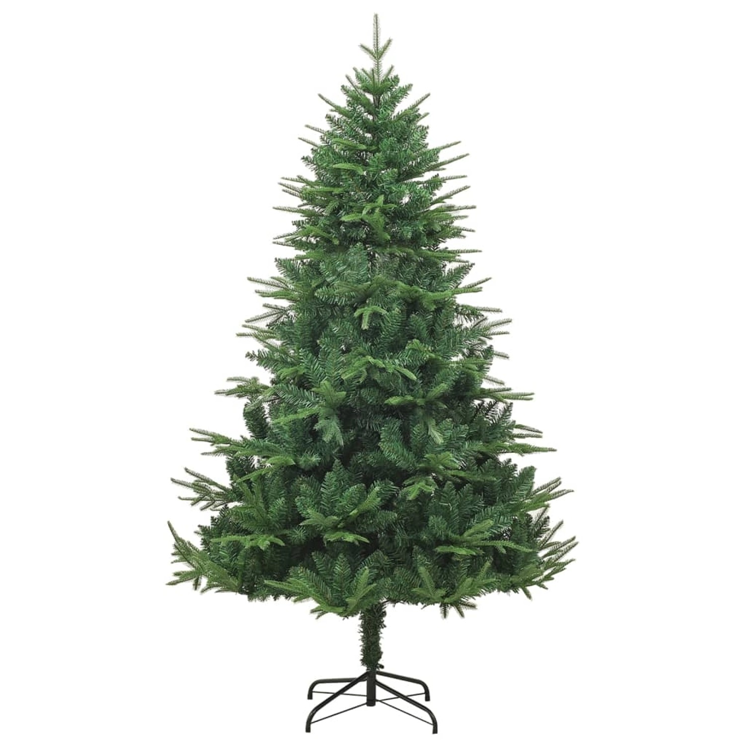 vidaXL Künstlicher Weihnachtsbaum Grün 210 cm PVC PE 328490