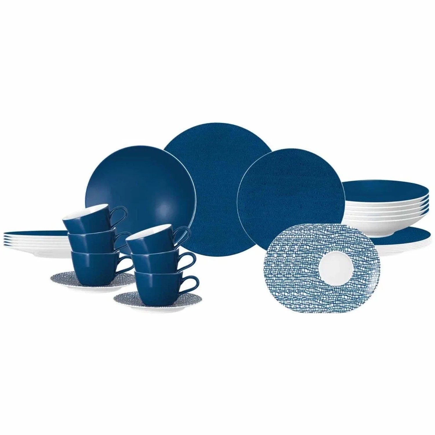 Seltmann Weiden Life Fashion Kombiservice 30-teilig Classic Blue
