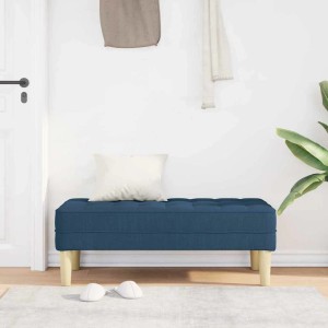vidaXL Bank Blau 113 x 57 x 39 cm Stoff 42001942