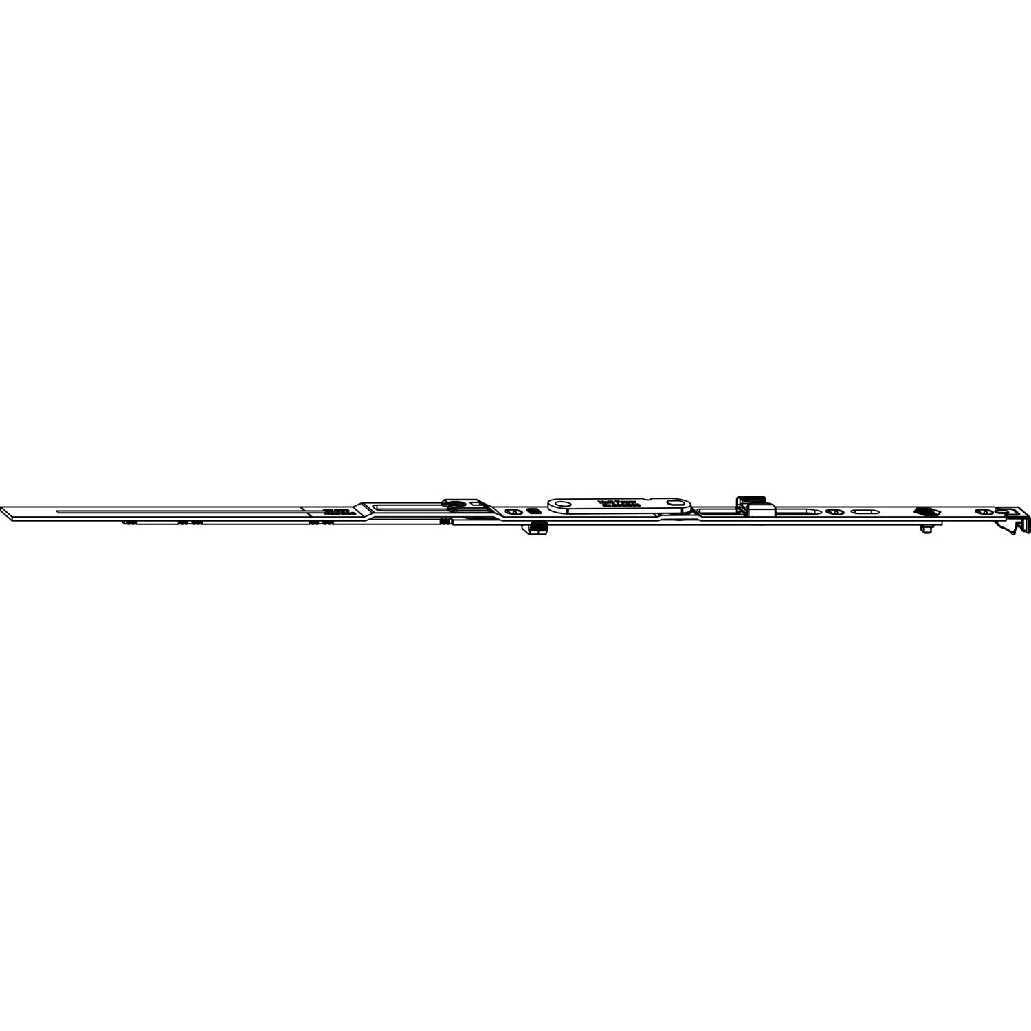 Macomm Scherenstulp Power Größe 600 Flügelfalzbreite 465-600mm Silber