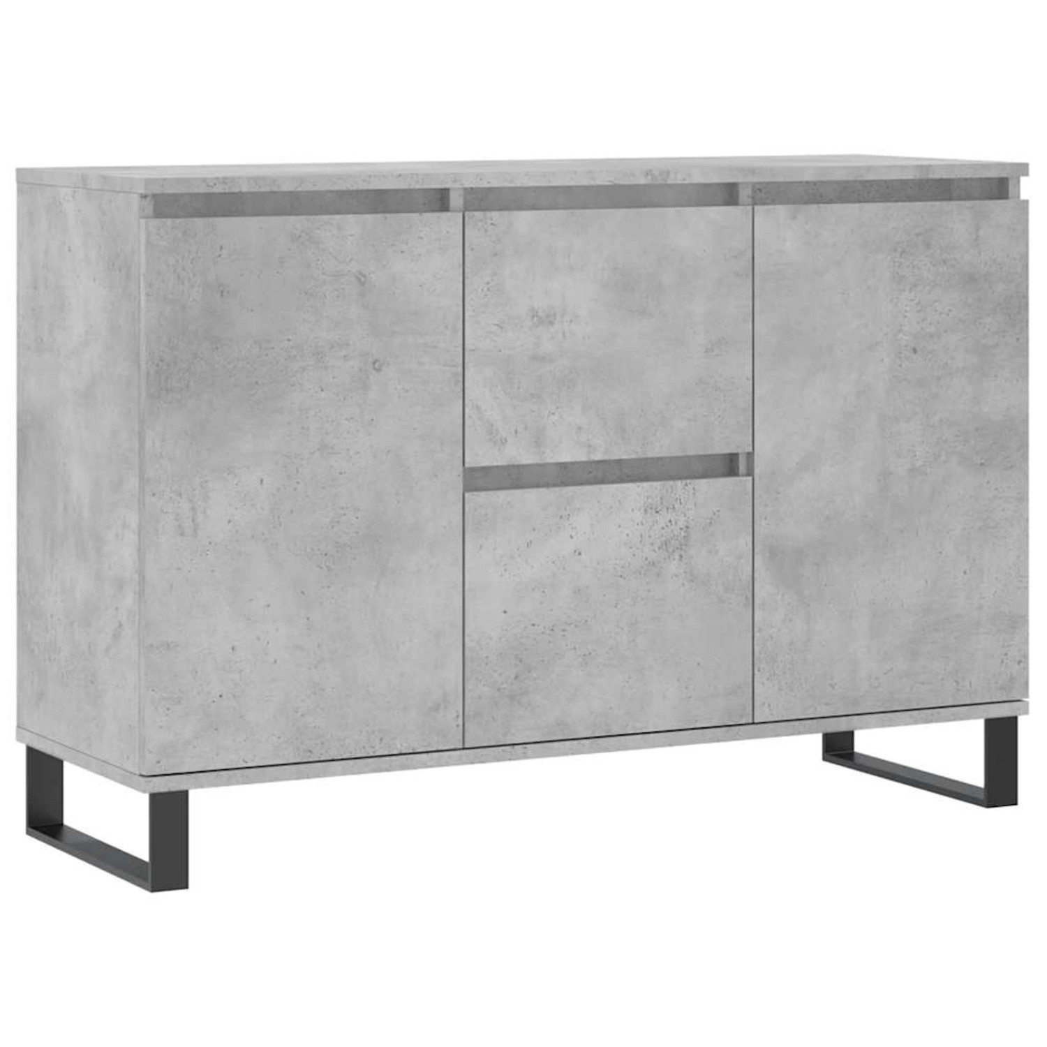 vidaXL Sideboard Betongrau 101,5x35x70 cm Holzwerkstoff 827216 günstig online kaufen