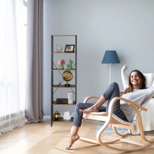 Relaxdays Standregal Eisen Spanplatte Industrial-Schwarz mit 6 Ebenen 180 cm x 50 cm x 35 cm 15,2 kg