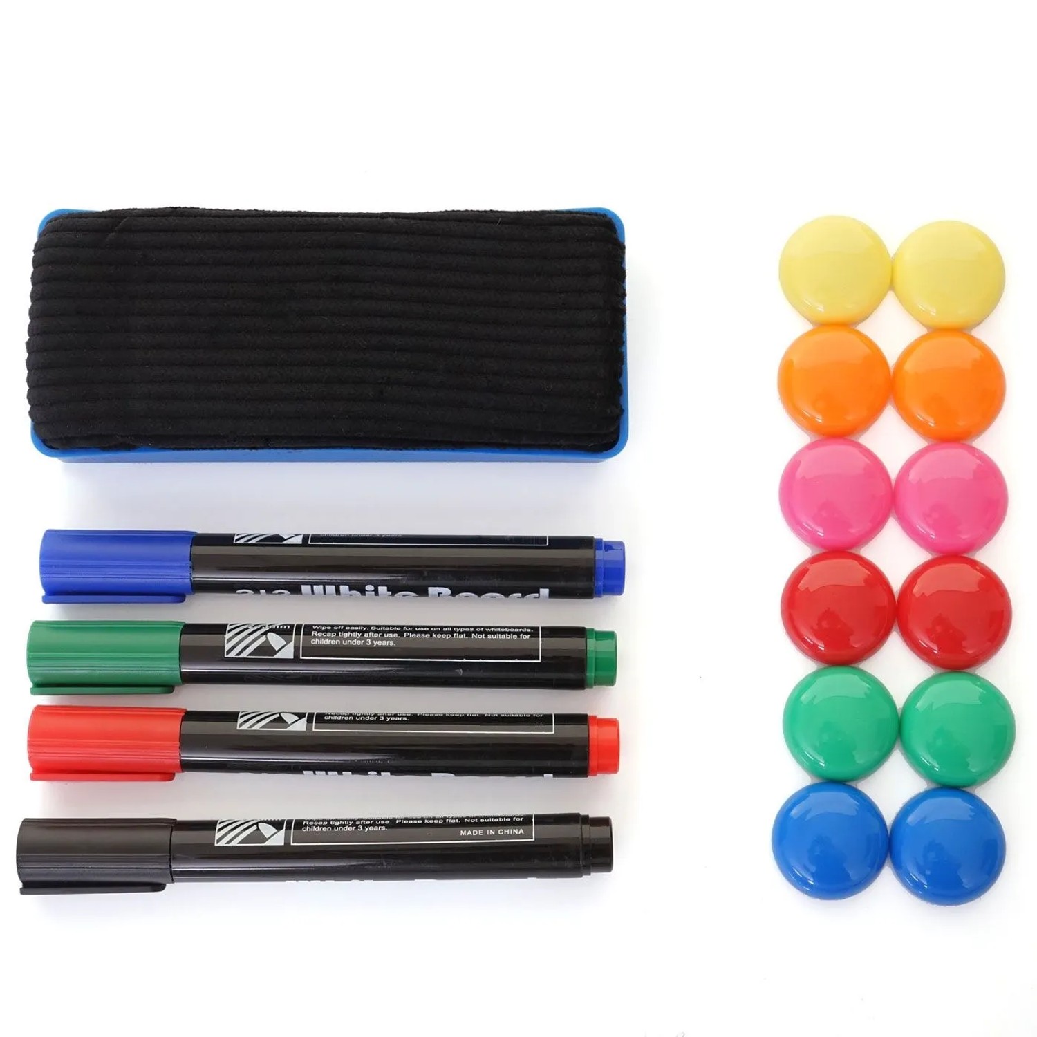 MCW Whiteboard Zubehör C93 Magnet Boardmarker Schwamm
