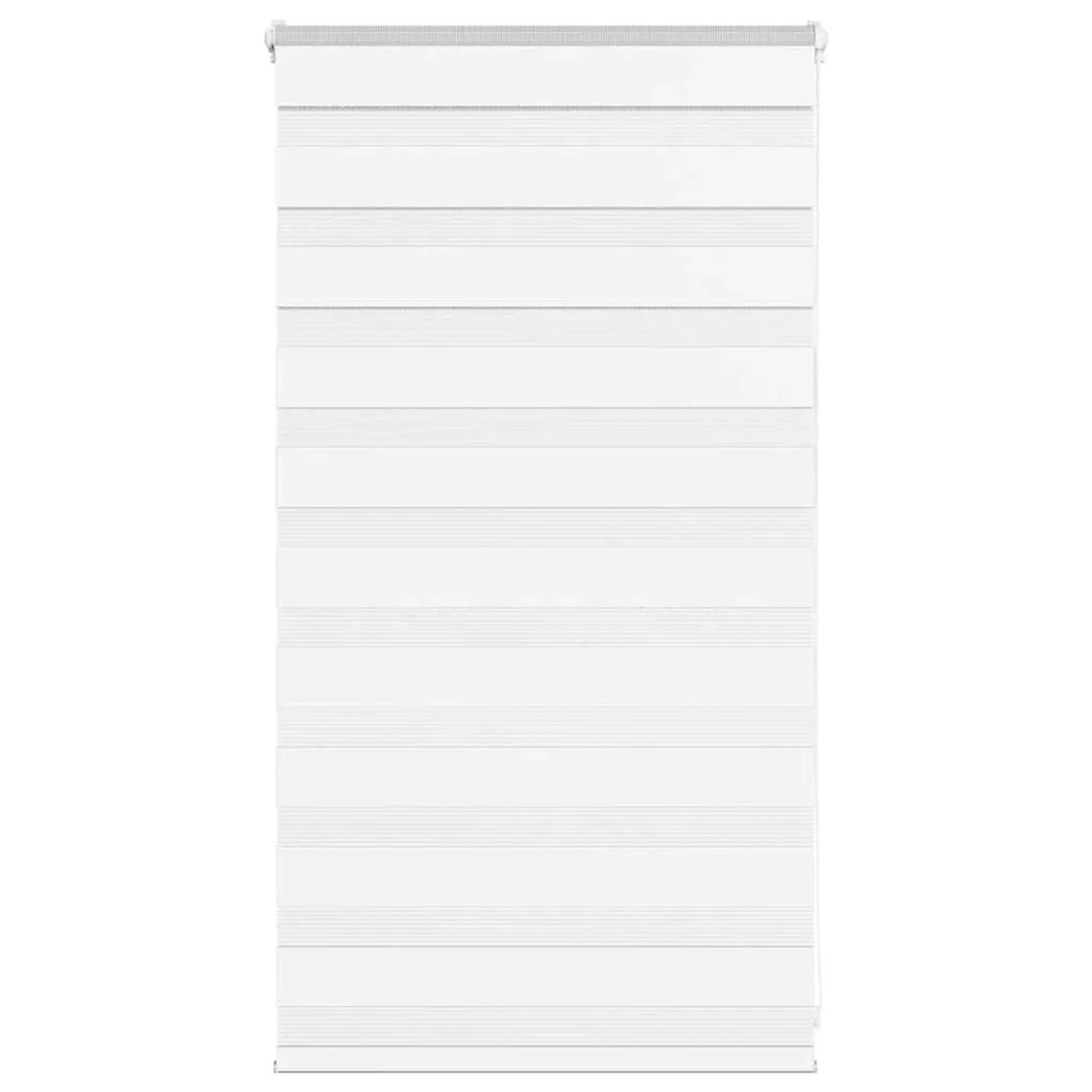 vidaXL Doppelrollo Weiß 70x100 cm Stoffbreite 65,9 cm Polyester 4014723 günstig online kaufen