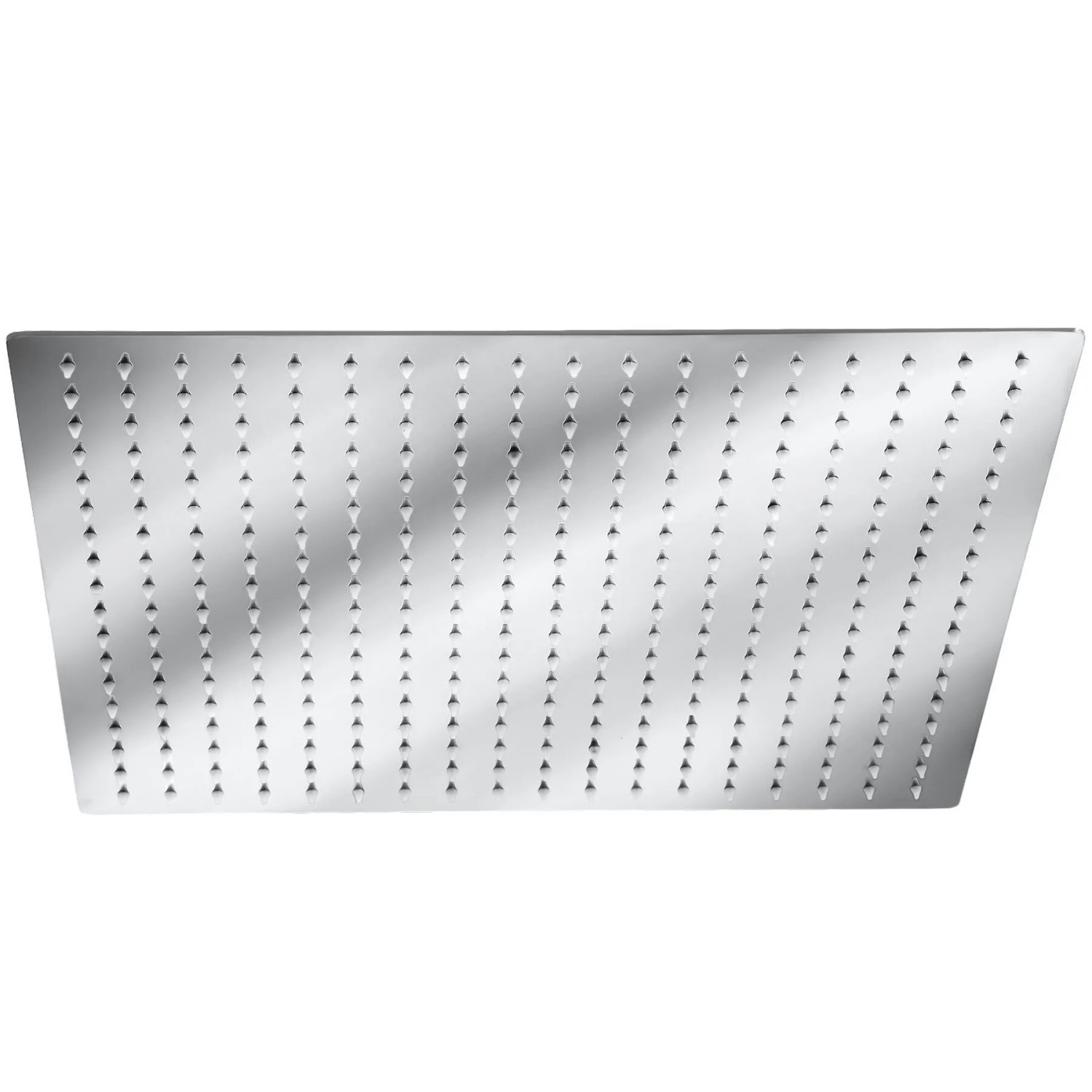 Tectake Regenduschkopf  Aus Poliertem Edelstahl Mit Spiegeleffekt Quadratisch 30 x 30 cm 30 x 30 x 4 50 cm Silber