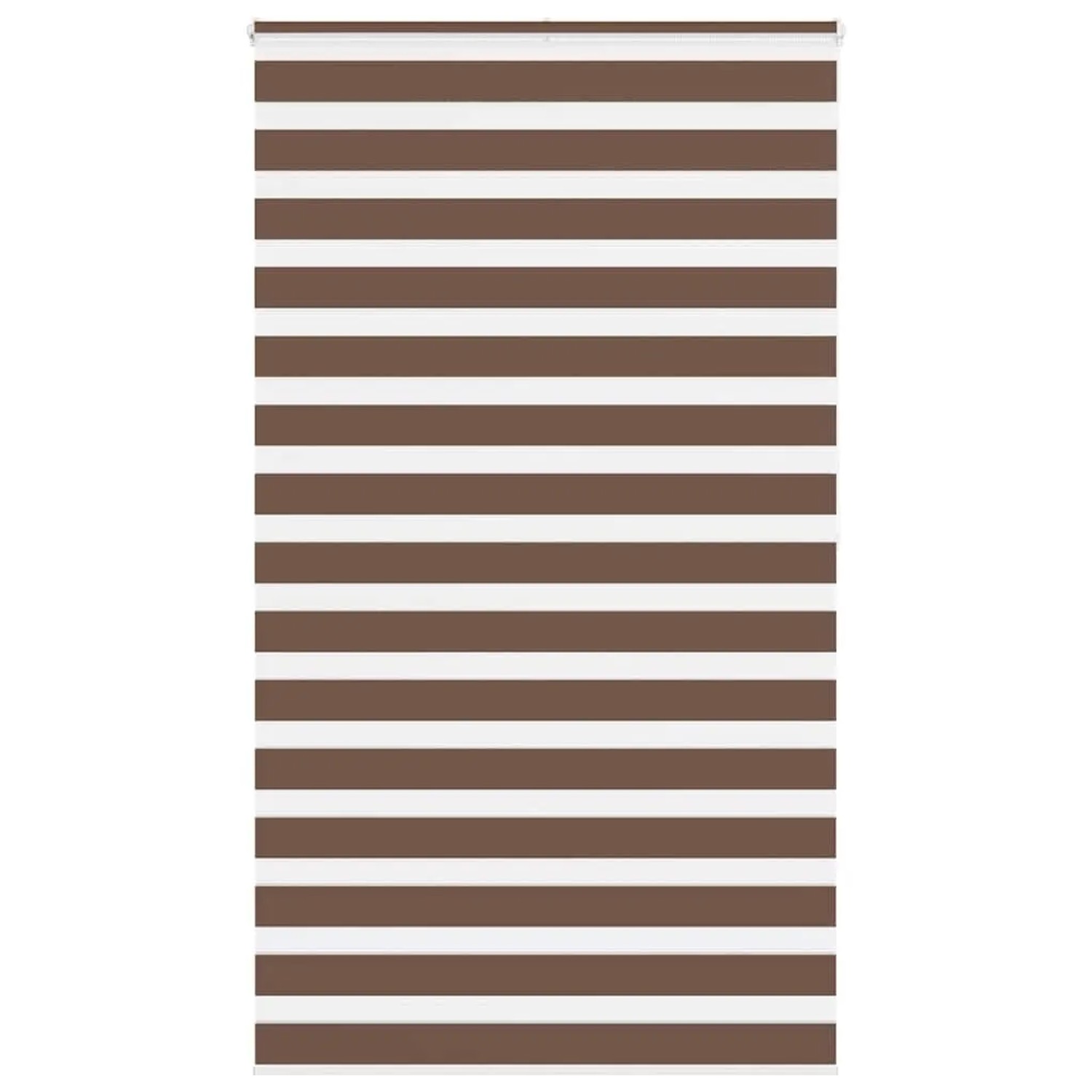 vidaXL Doppelrollo Braun 125x200 cm Stoffbreite 120,9 cm Polyester 4014370 günstig online kaufen