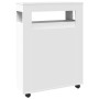 vidaXL Badschrank Schmal mit Rollen Weiß Holzwerkstoff 855268_6