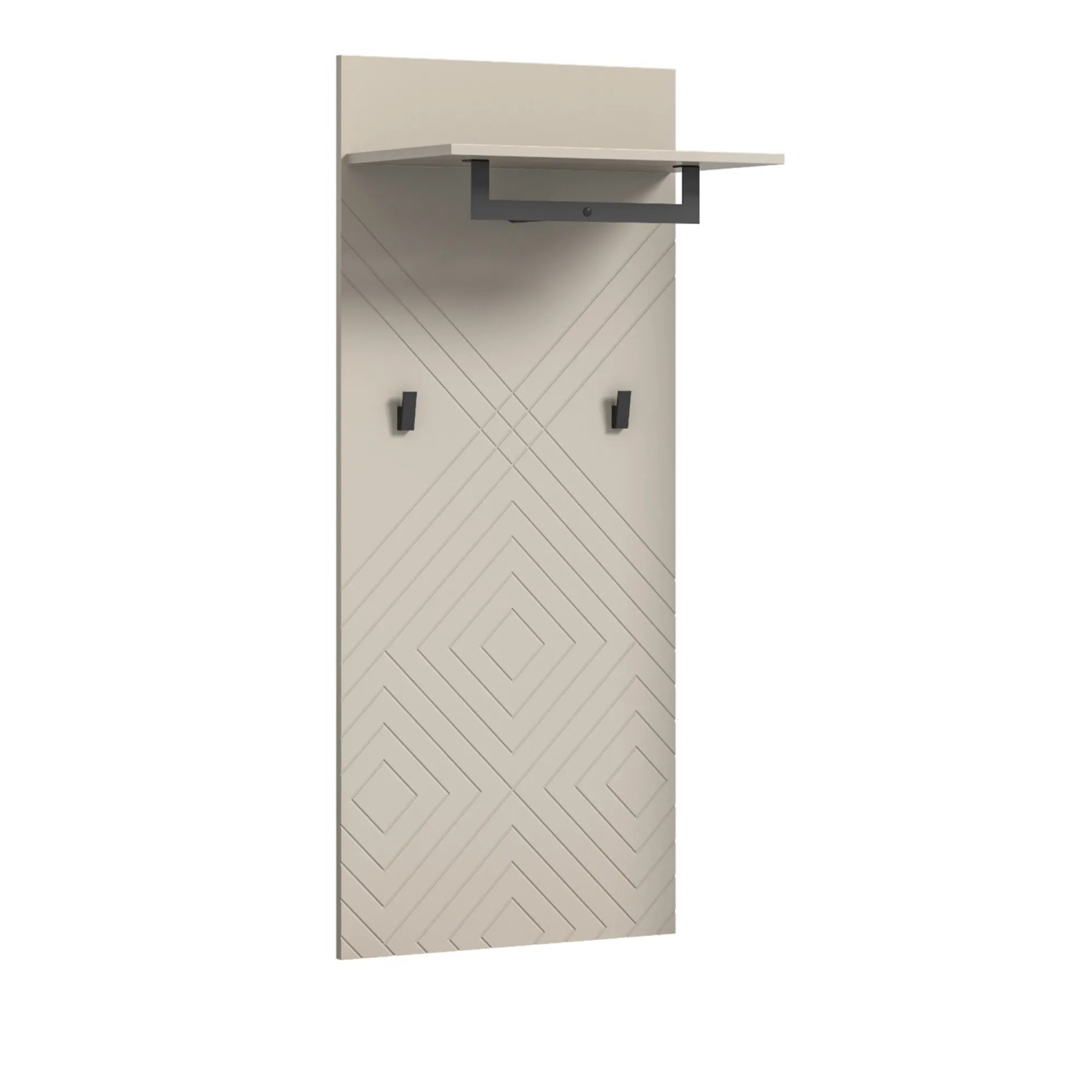 Inn.Furn Garderobenpaneel Sand 60 cm mit Kleiderstange Apunti_6