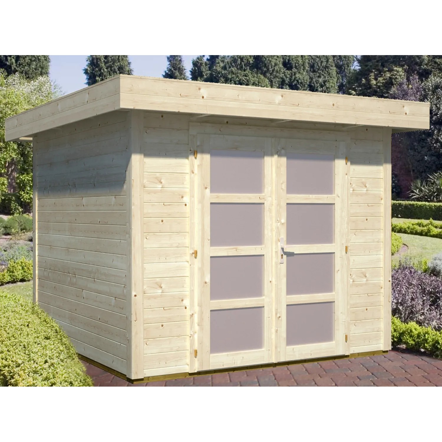 Palmako Holz-Gartenhaus Lara 250 cm x 250 cm