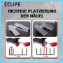 CCLIFE Elektrotacker 30 Schuss/Min. für T- und U-Nägel 15-32 mm mit Tiefenregler_3