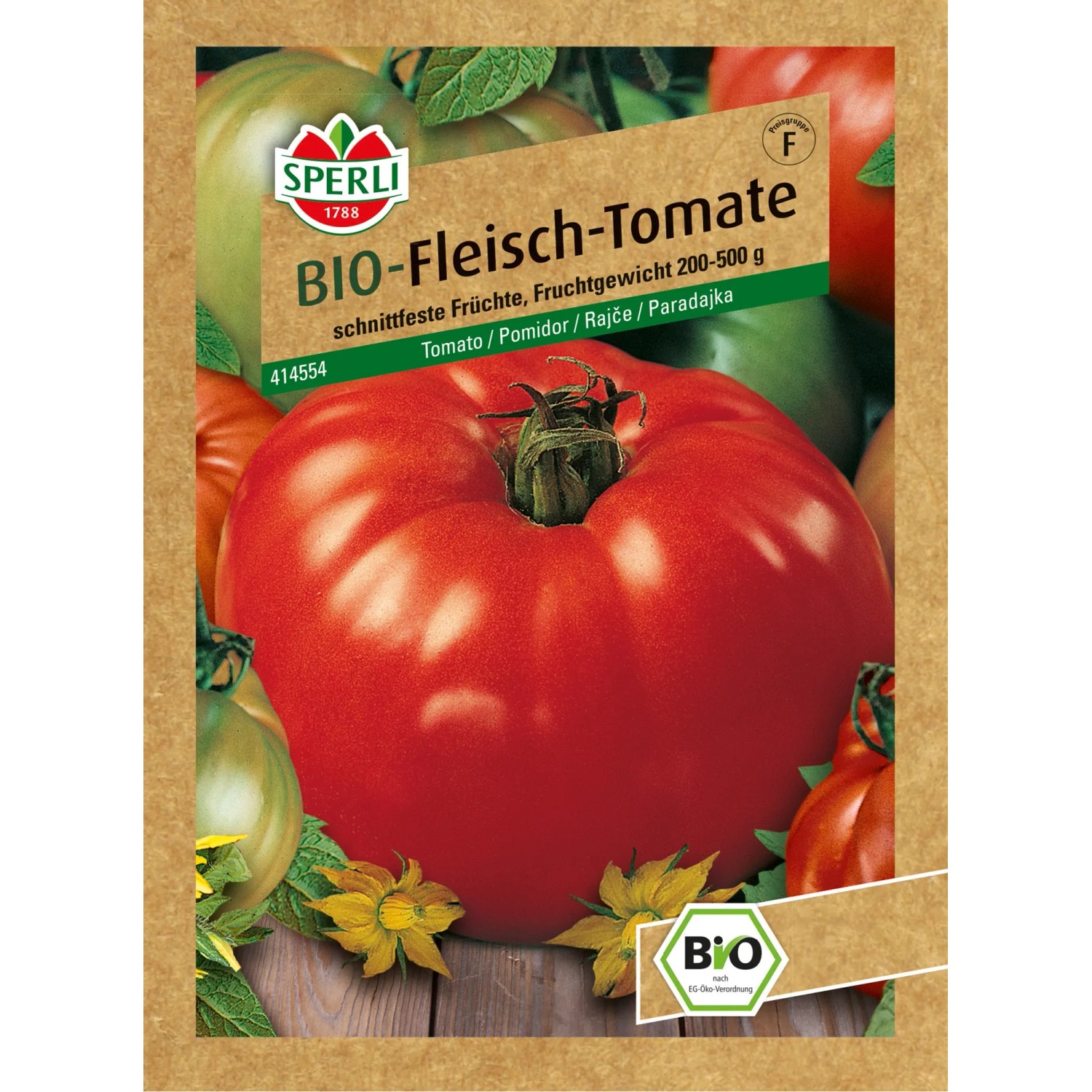 BIO-Tomatensamen Black Krim – Süß-aromatische Fleischtomate, 1 Portion Für Ca. 15 Pflanzen