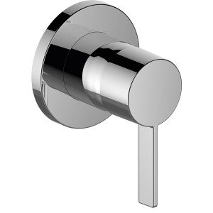 Keuco IXMO Einhebelmischer, Chrom, für Unterputzmontage. Thermostat mit rundem Design.