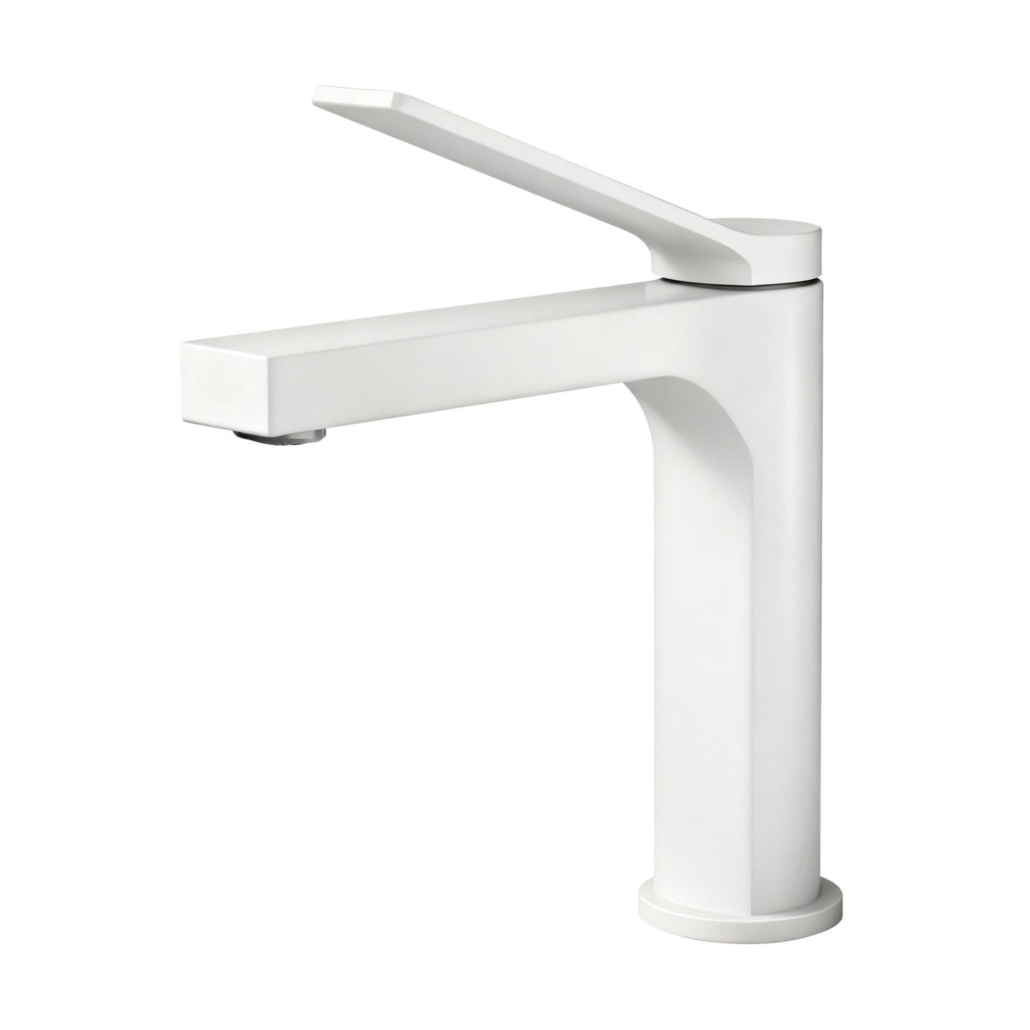 Emke Wasserhahn Waschbeckenarmaturen 195 x 173 x 46 mm Weiß Matt Mischbatte günstig online kaufen