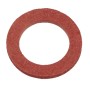 Rote Kirchhoff Vulkanfiber Dichtung, 15x24x2,5 mm, für Wasser- und Heizungsanschlüsse.