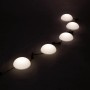 Solar-LED-Dekoleuchte Camporosso mit warmweißem Licht und RGB-Farbwechsel, 6,75 m lang.