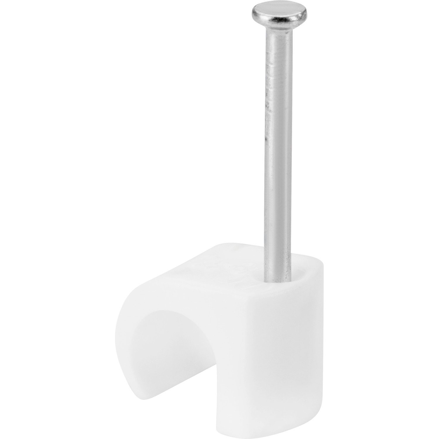 Nagelschelle Ø 7 mm -10 mm 100 Stück Weiß