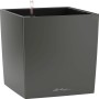 Lechuza Cube Premium Pflanzkübel, 40x40 cm, Anthrazit metallic, mit Bewässerungssystem.