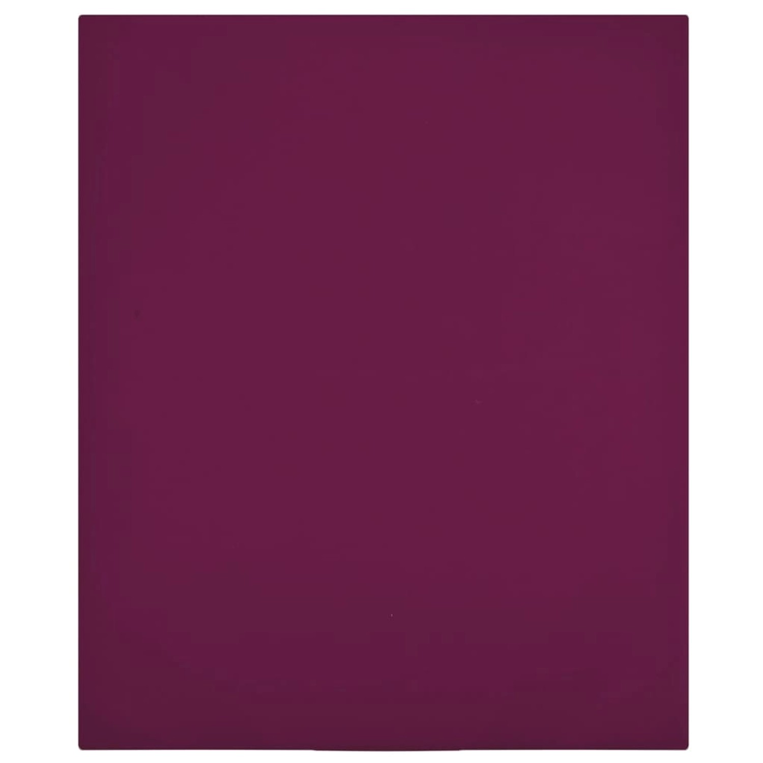 vidaXL Spannbettlaken Jersey Bordeauxrot 100x200 cm Baumwolle 136252