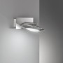 Moderne LED-Wandleuchte Beta von Fischer & Honsel in Nickel matt. Smarte Leuchte mit Farbwechsel.