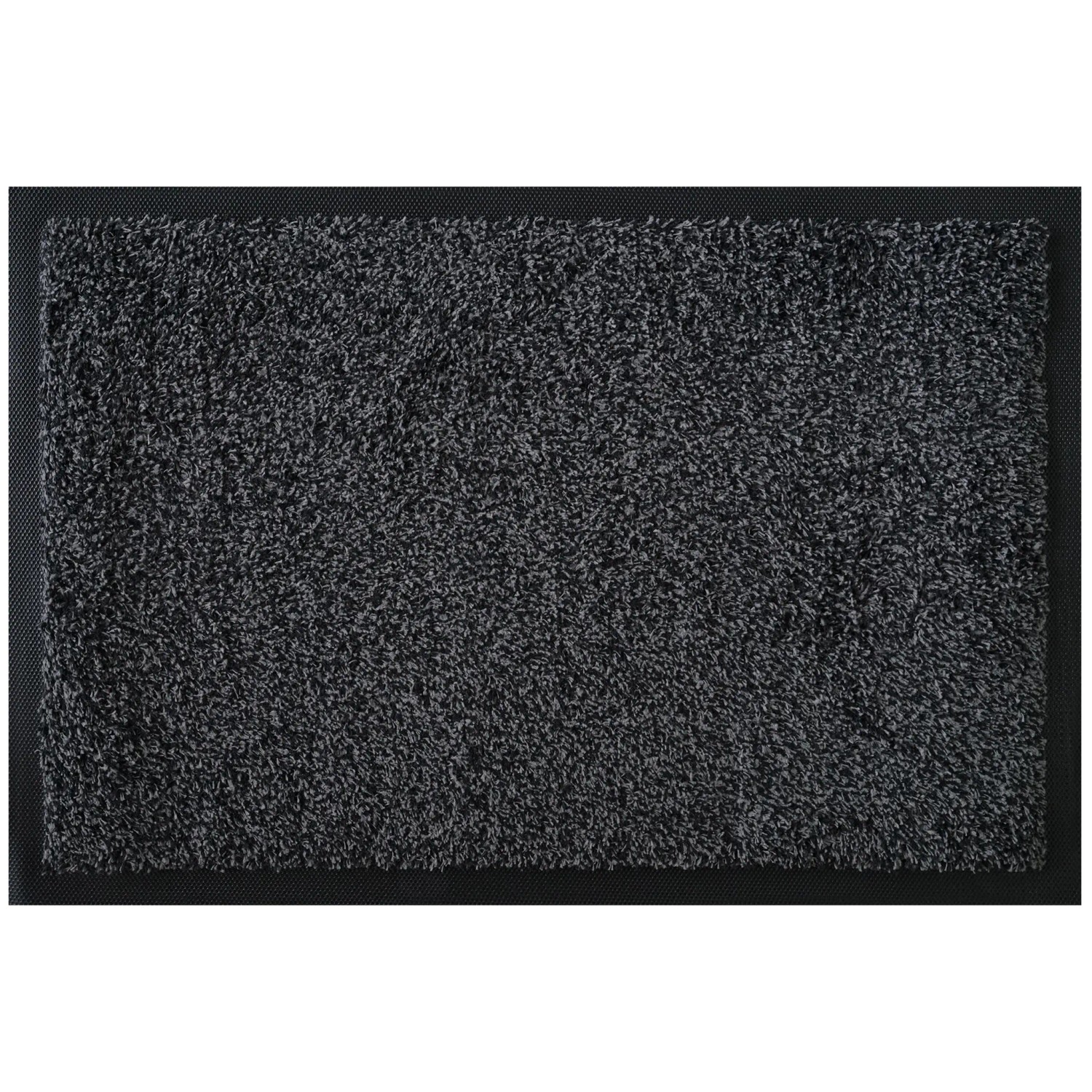 Floordirekt Schmutzfangmatte KARAT Fußmatte Waschbar Rutschfest Grau 50 x 80 cm