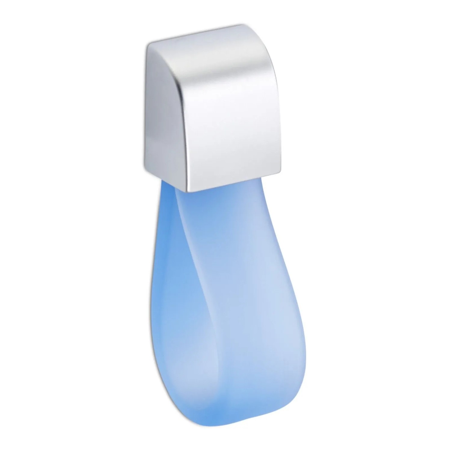 SOTECH Kindermöbelknopf FLIP 85 x 85 mm Chrom Matt Blau