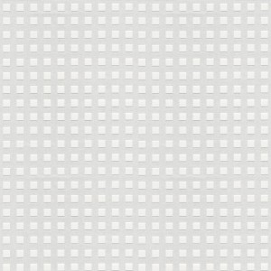 Überstreichbare, weiße Vliestapete mit Karo Muster (Quadrate) für Büro und Wohnraum.