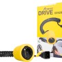 Schellenberg Spiralkabel für Smart Drive L/XL, 28m, mit gelbem Schaumstoffprotektor und Aufhängung.