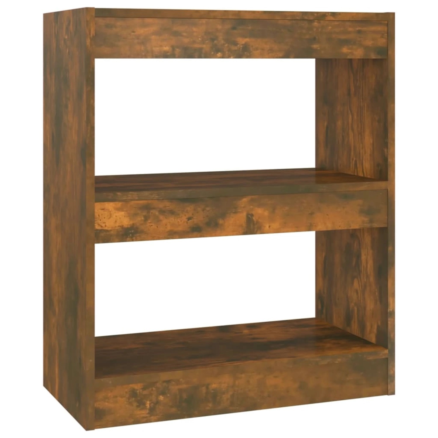 VidaXL Bücherregal/Raumteiler Räuchereiche 60x30x72 cm günstig online kaufen