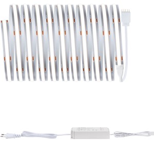 Paulmann MaxLED 500 COB LED-Streifen Basisset, 3m, tageslichtweiß, mit Trafo und Stecker.