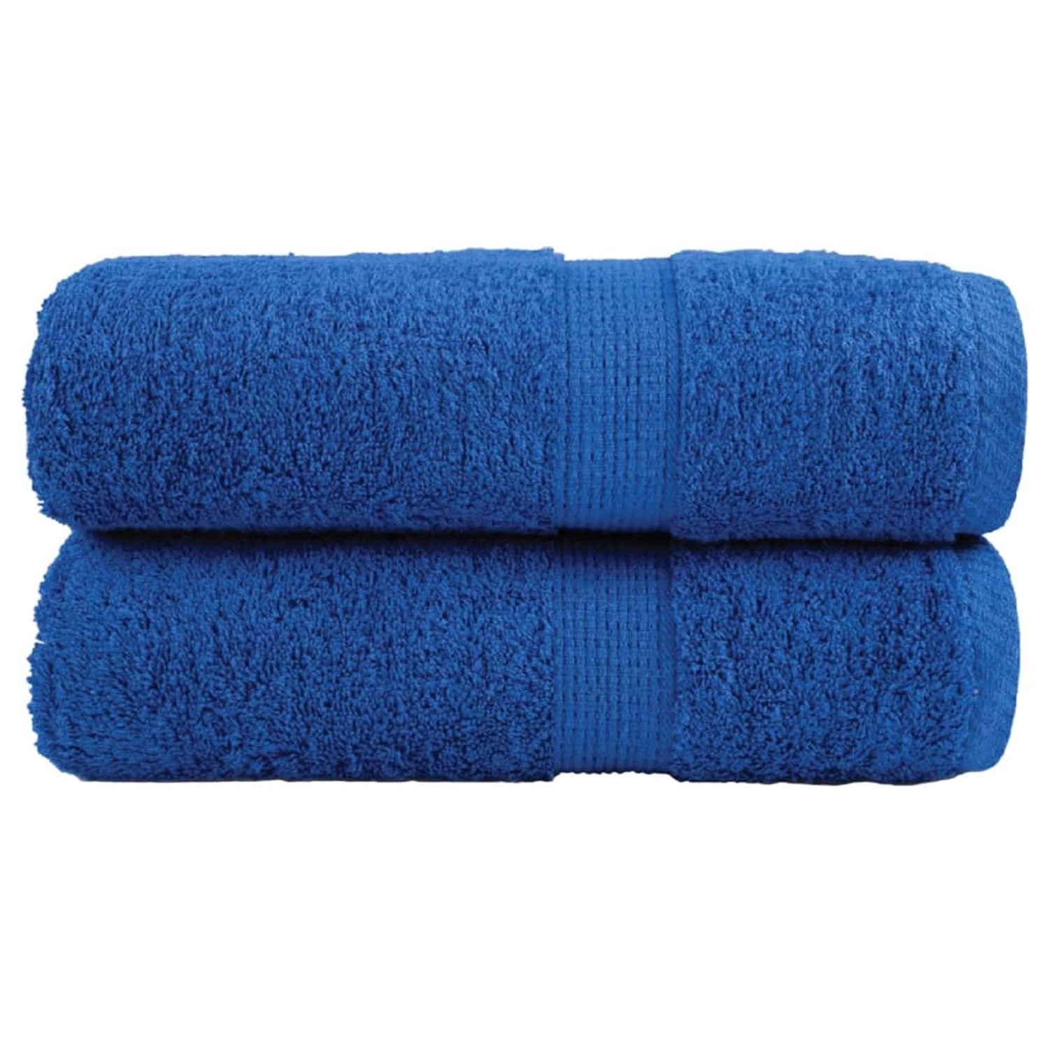 vidaXL Premium-Gästetücher 2 Stk Blau 30x50cm 600 g/m2 100% Baumwolle