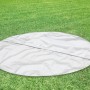 Abdeckung für Intex PureSpa Plus Bubble Massage Set, Ø 196 cm, auf Rasen.