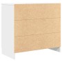 vidaXL Sideboard mit Schublade Weiß 71x35x65 cm Holzwerkstoff 861571_8