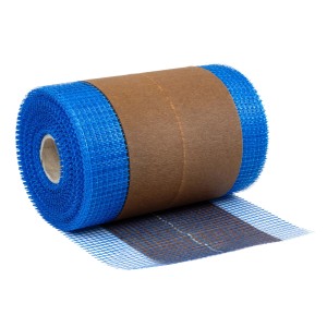 Rolle Dalsys Balkenfix Putzträger Gewebe, 50m x 40cm, blaues Glasfasergewebe mit 10x10mm Maschen.