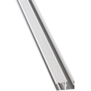 Eckprofil Aluline, 200 cm, silber eloxiert, für Kunststoffbedachung.