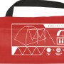 Verpacktes Bestway 3-Personen-Zelt in roter Tragetasche. Camping & Zubehör.
