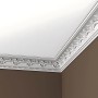 PROFHOME Eckleisten Set, 10 weiße Zierleisten (20m) für Decke und Wand.