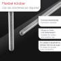 Drei SOTECH Gewindestangen M8x1000mm aus Edelstahl A2 mit Vollgewinde. Korrosionsbeständig, kürzbar, für Innen- & Außenbereich.
