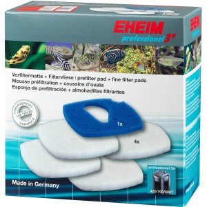 Eheim Filtermatte und -vlies Set für Professionel 3e 450/700/600T Aquarium Filter.