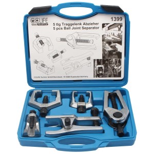 CCLIFE 5 tlg Set Spurstangenkopf Traggelenk Abzieher Ausdrücker Kugelgelenkabzieher Werkzeug