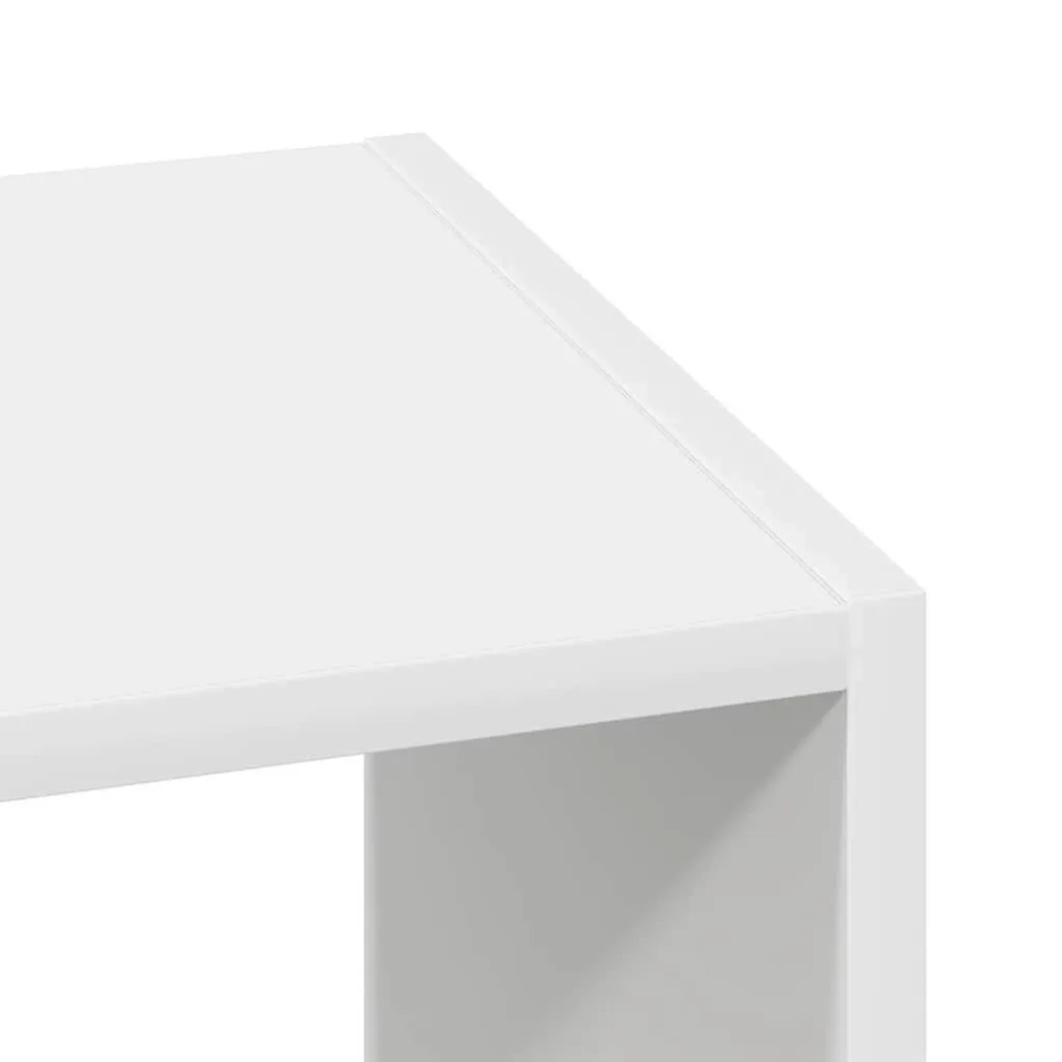 vidaXL Bücherregal Stapelbar Weiß 30x30x80 cm Holzwerkstoff 858803_7