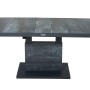 Rechteckiger Siena Garden Gartentisch Talina in Wood Grey, 85x140 cm, mit Keramik-Tischplatte und Aluminiumgestell.