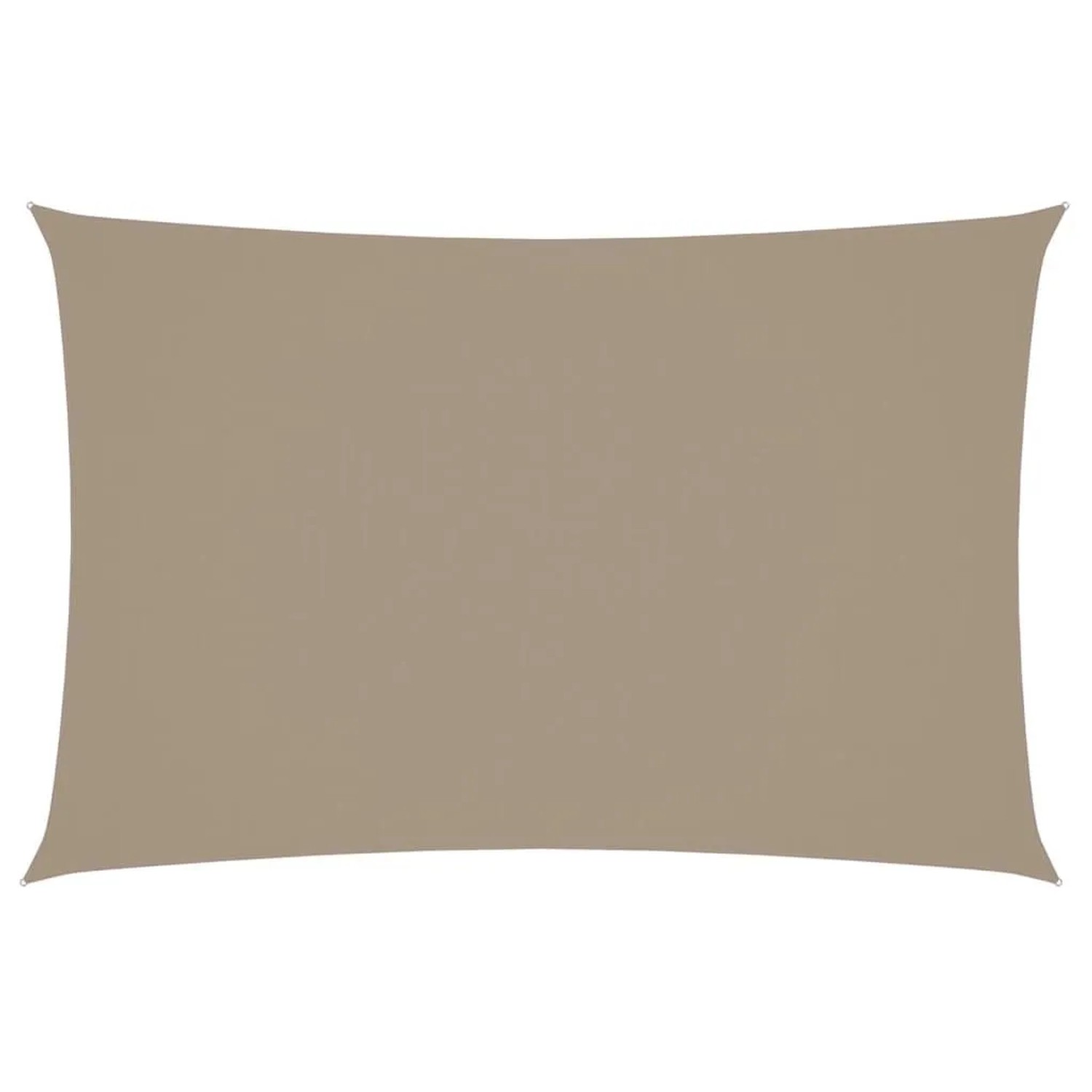 vidaXL Sonnensegel Oxford-Gewebe Rechteckig 2x4 m Taupe 135422