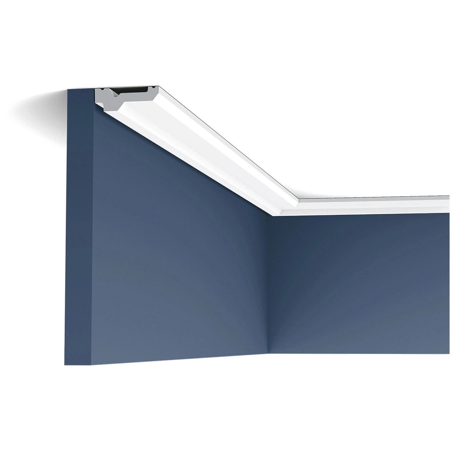ORAC DECOR C360 LUXXUS Zierleiste Stuckleiste Decken Leiste Kanten Profil 2 m 200 cm x 2,1 cm x 6 cm Weiß